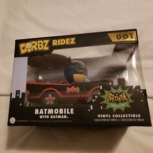 Funko Dorbz Ridez #001 Classic TV Series Batmobile with Batman New